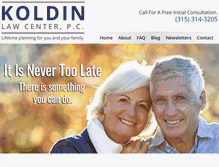 Tablet Screenshot of koldin.com
